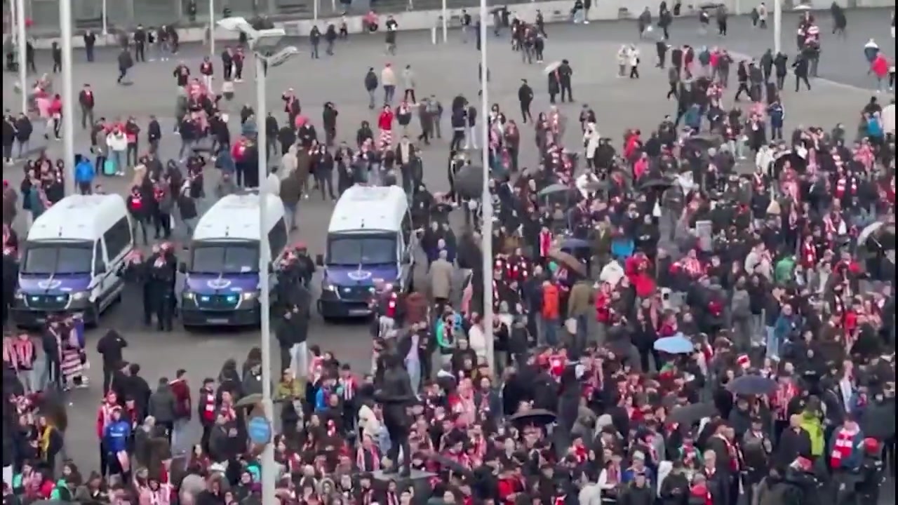 火爆！畢爾巴鄂對陣羅馬比賽后發(fā)生沖突，11人在畢爾巴鄂被捕！