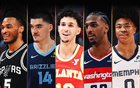 NBA新秀一陣：卡斯?fàn)?、伊迪、威爾斯、里薩謝、薩爾最佳陣容。