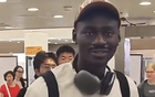 恩拉沃抵滬，初印象“瘦高”
