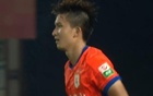 梅開二度，泰山B隊王昊斌獲中乙第16輪MVP。
