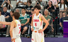 中國女籃大勝34分，三連勝進半決賽，張子宇12+4怒吼慶。